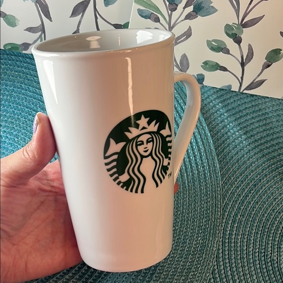 Starbucks White Ceramic Mug 16 fl oz EUC Cozy Fall Mug - Picture 15 of 17